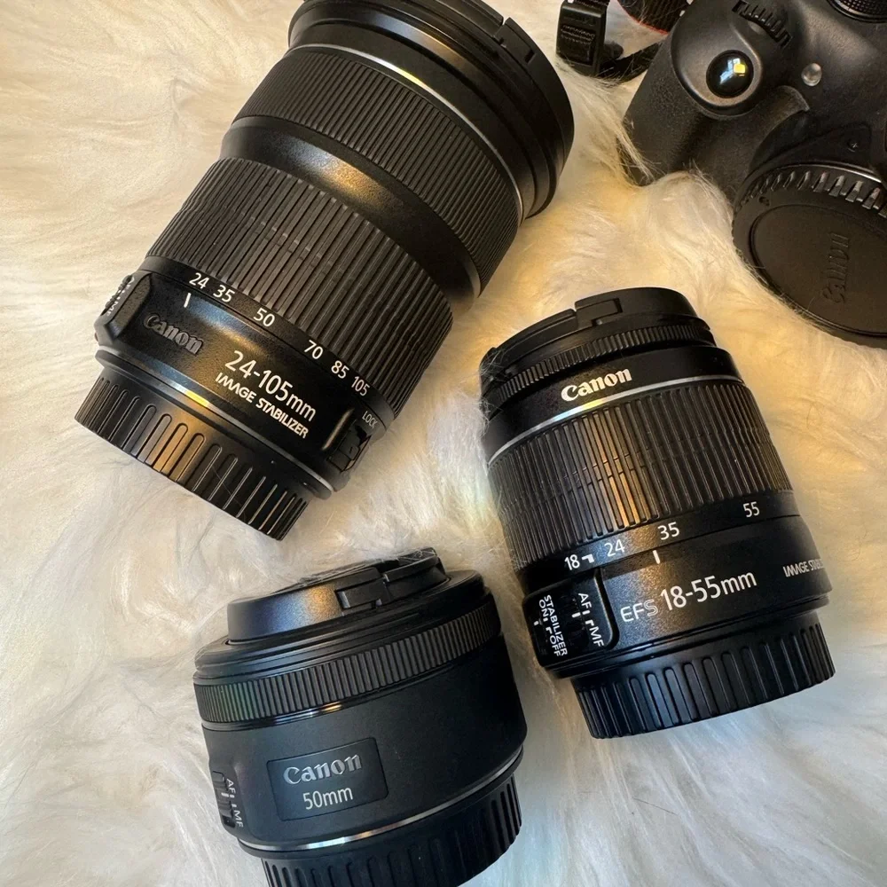 Canon Black EOS Rebel T5 Camera with Accessories